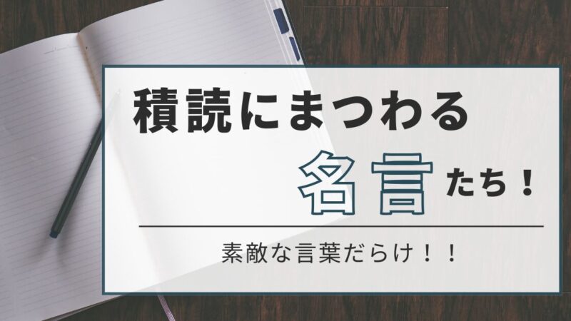 積読の楽しみと名言たち：本が溜まっていくのは本当に悪いこと？ 